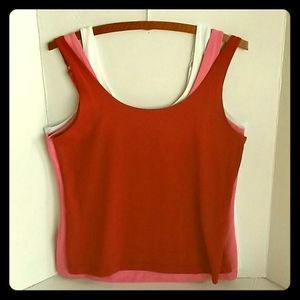 3 Chico's Nylon/spandex tank tops size 1